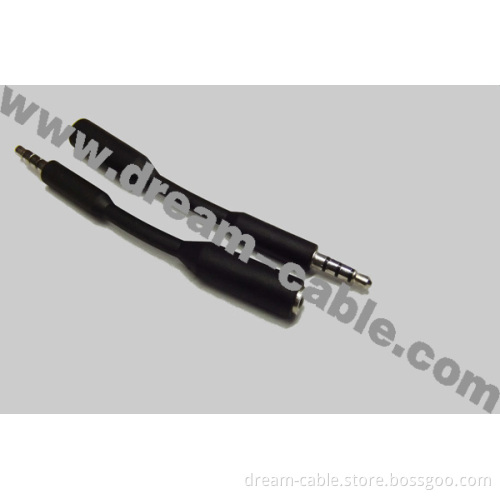 3.5mm Stereo 4 Pole Aux Auxiliary Audio Extension Cable for iPhone